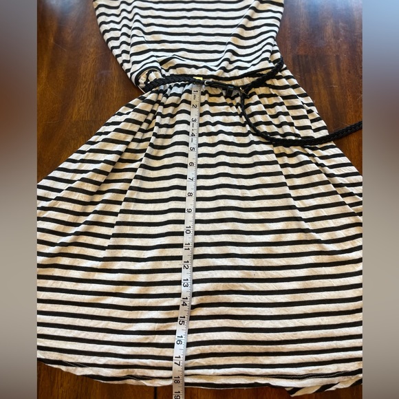 Maurices medium black and white stripe dress belt and lace - Picture 6 of 10